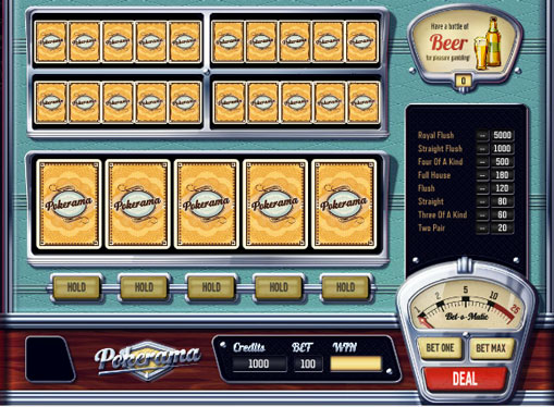 Automat do gry Pokerama graj za pieniądze