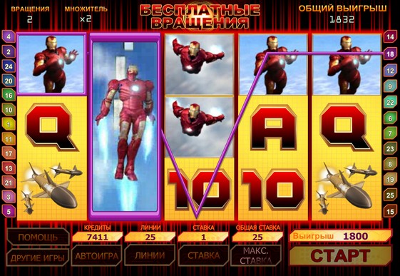 Darmowe gry na automatach Iron Man