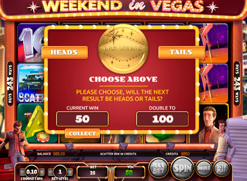 Funkcje gry na automacie online Weekend in Vegas