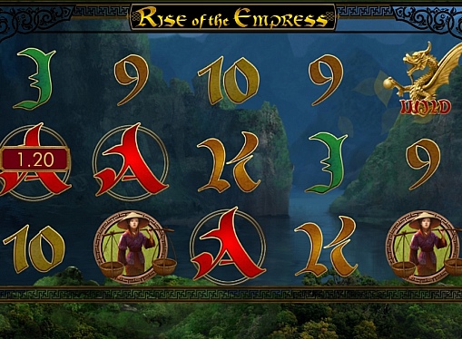 Zwycięska kombinacja symboli w Rise of the Empress