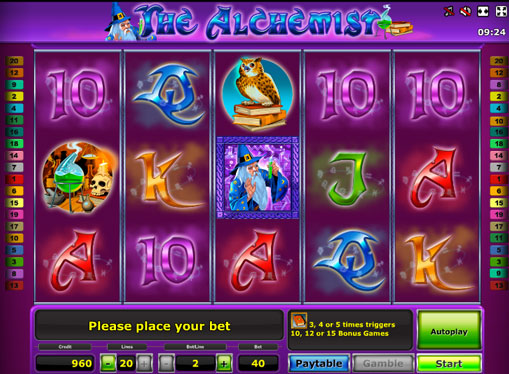 The Alchemist - automat do gier dla pieniędzy